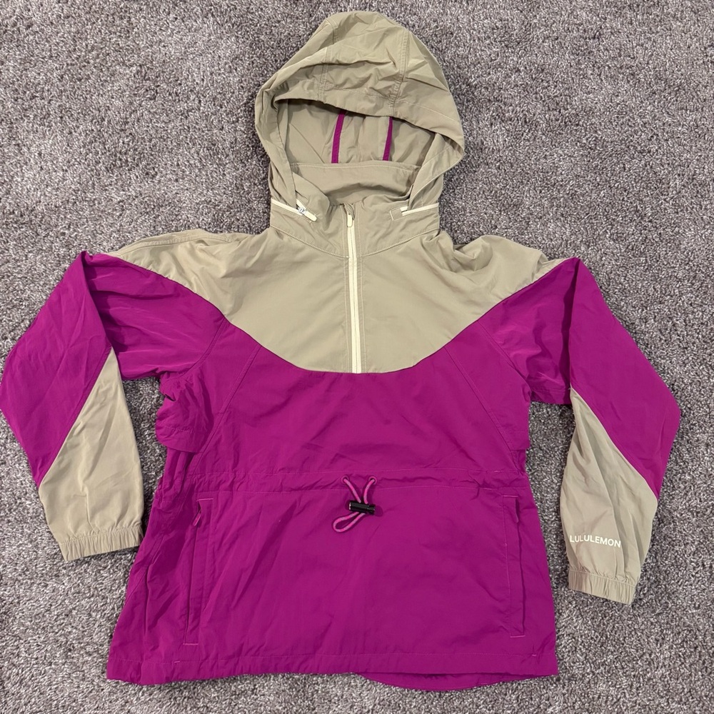 Lululemon Evergreen Anorak Prosecco / Ripened Raspberry Size 6 - Picture 5 of 15